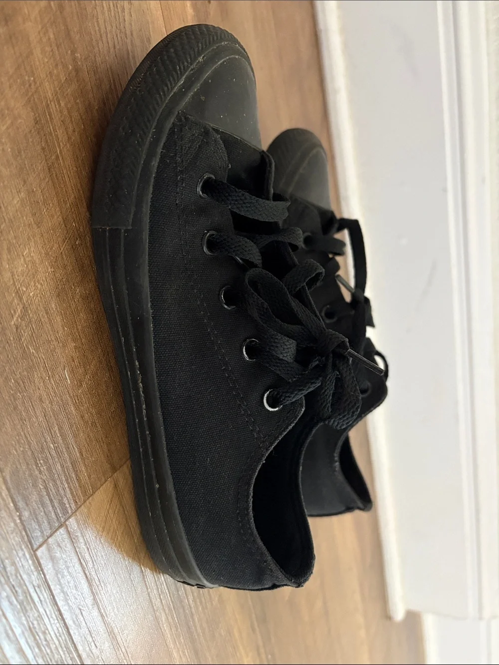 Converse Black Kids Low Top Sneakers